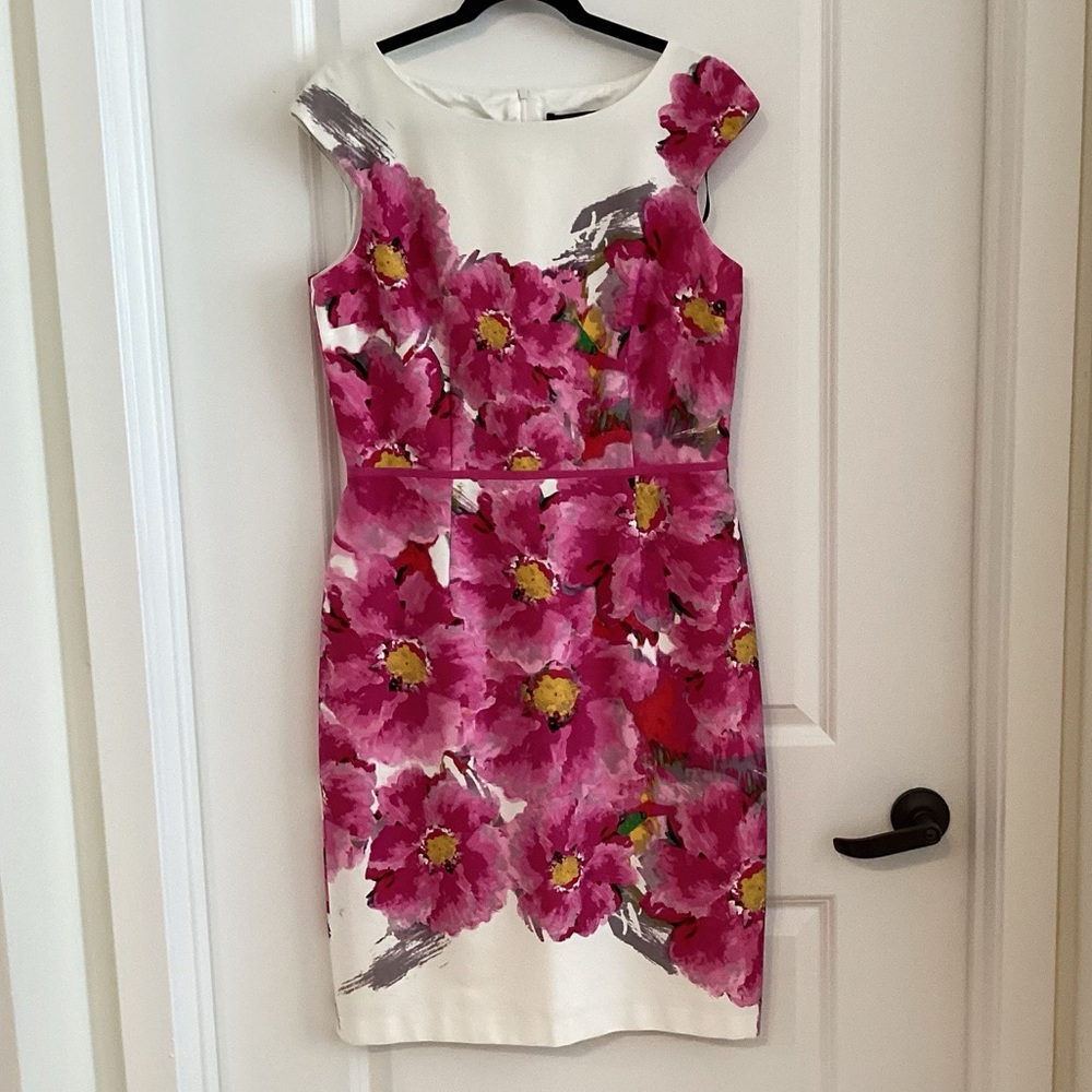 David meister floral dress